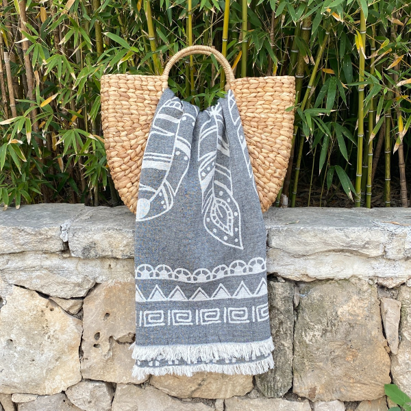 Hamamdoek saunadoek Dreamcatcher Black
